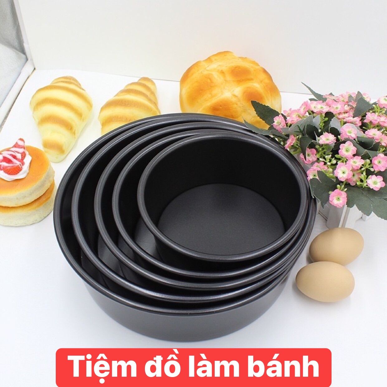 Khuôn tròn chống dính đế liền