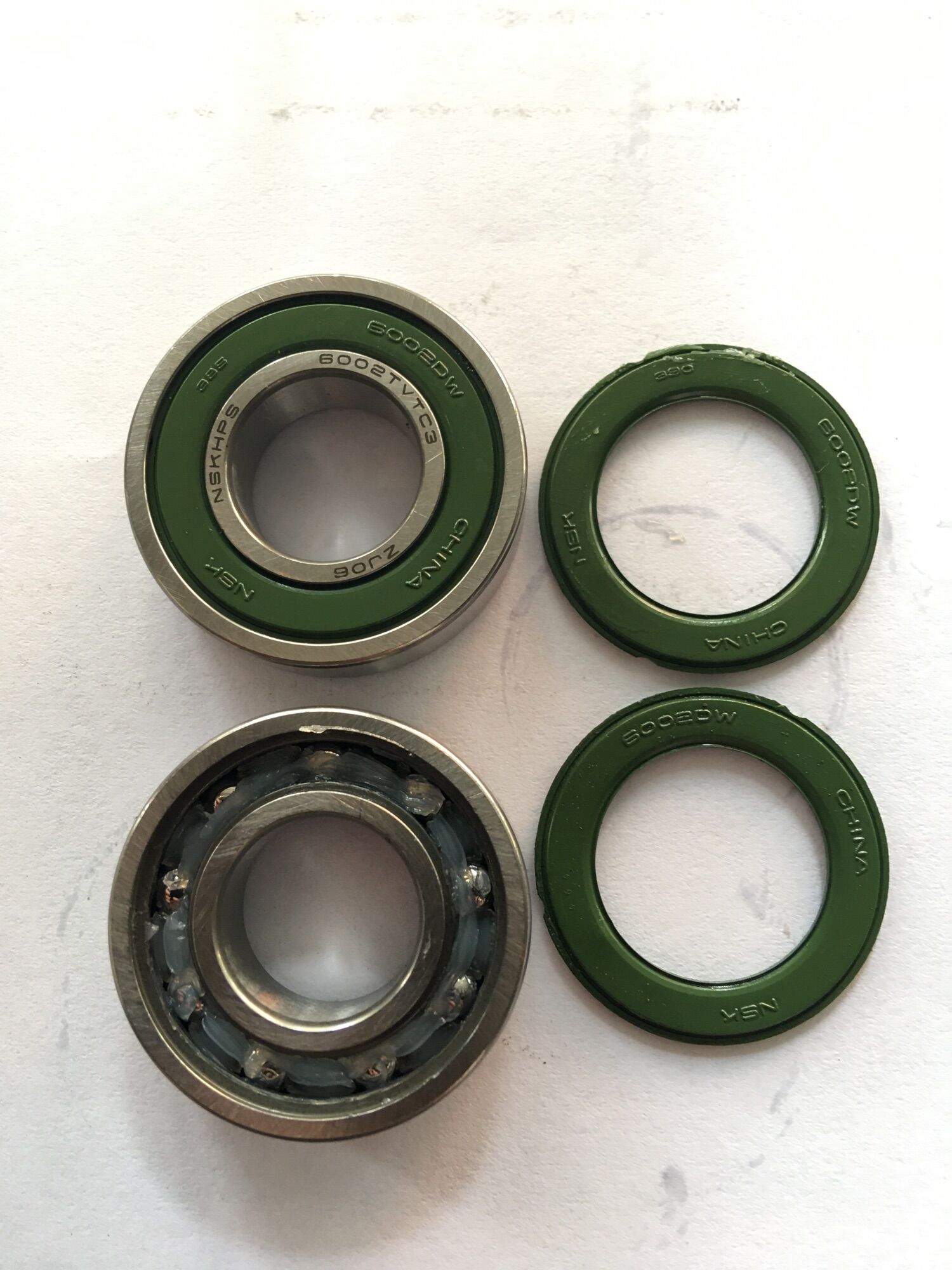 Vòng bi, bạc đạn siêu tốc NSK 6002 DW sử dụng cho củ đục CNC