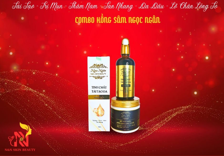 COMBO HỒNG SÂM TÁI TẠO DA ( CHÍNH HÃNG )