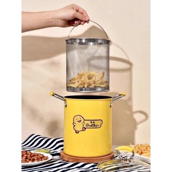 Nồi chiên ngập dầu mini con vịt vàng