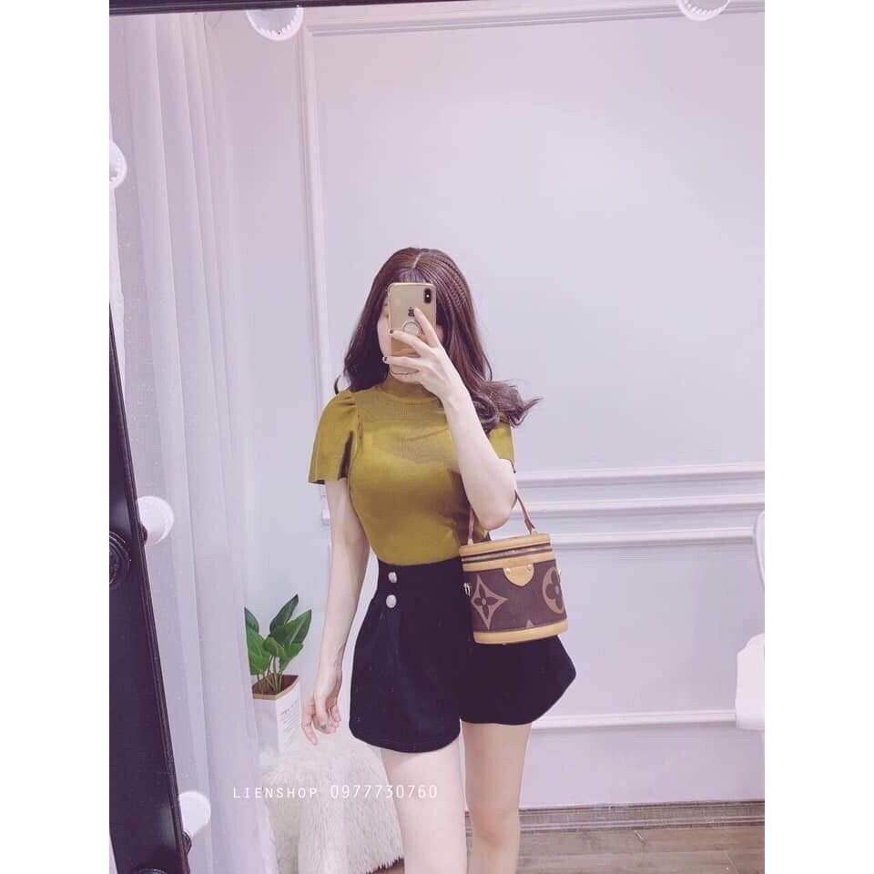 Áo len tay bồng Quảng Châu