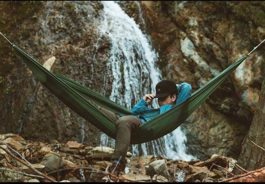 Võng dù 1 lớp và 8m dây