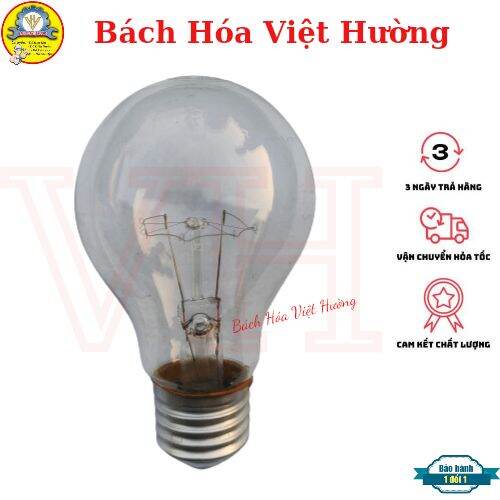 Bóng đèn sợi đốt đủ công suất 25w, 40w, 50w, 100w, 200w, đui đen E27