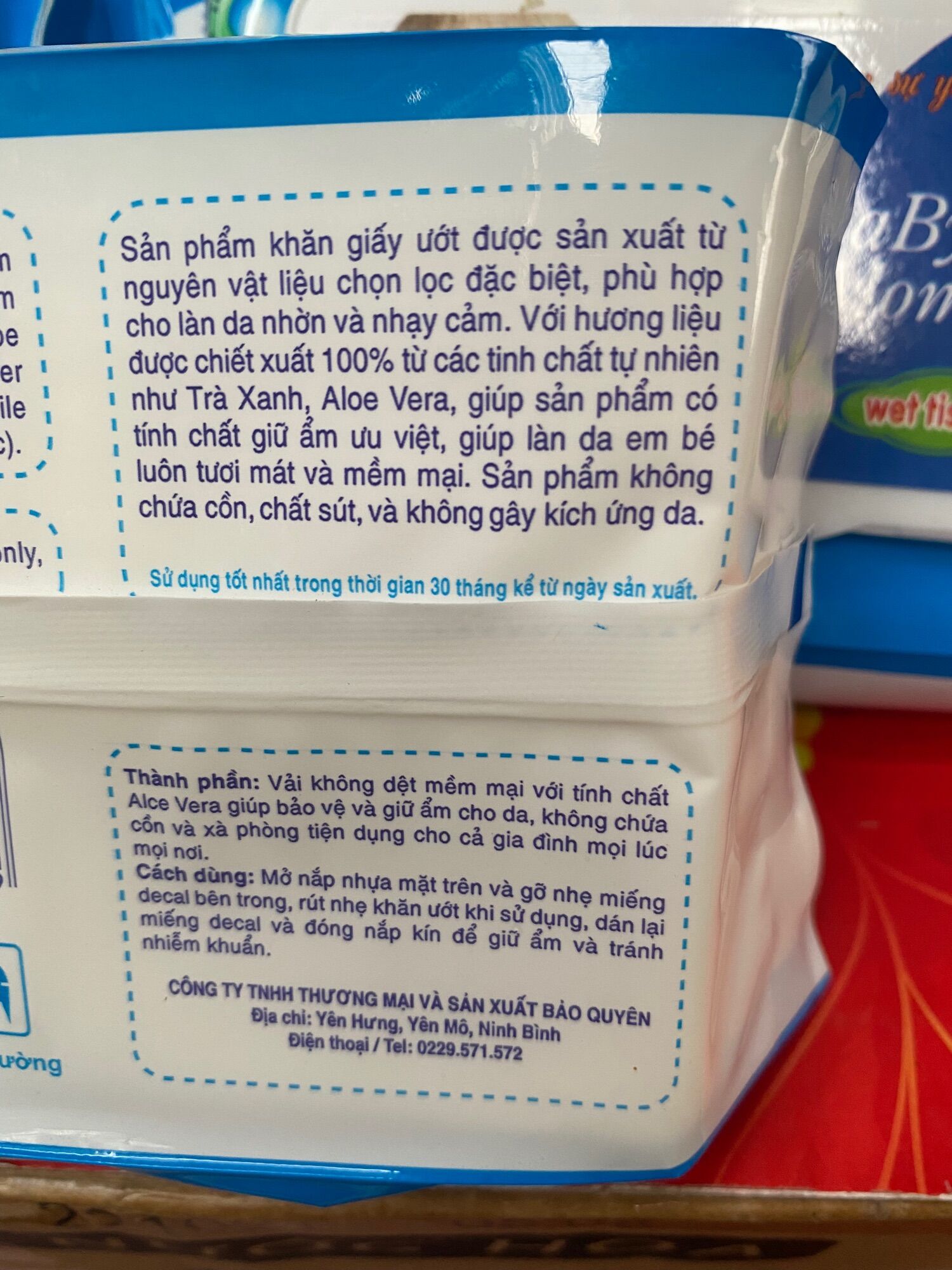 GIẤY ƯỚT BABY WIPE