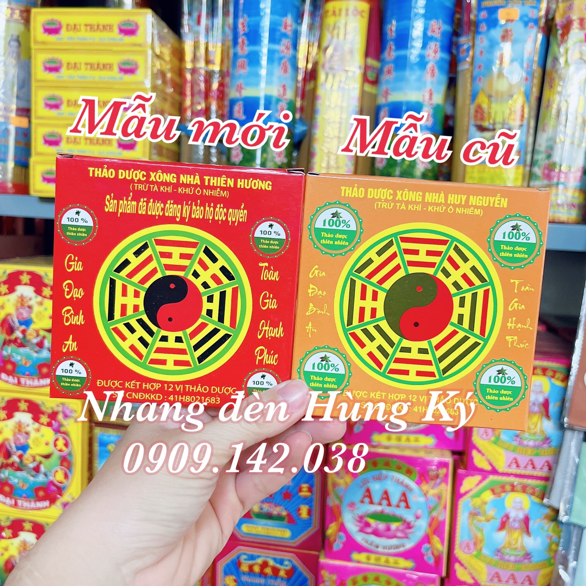 [HCM]Combo 3 gói bột xông nhà tẩy uế Huy Nguyễn