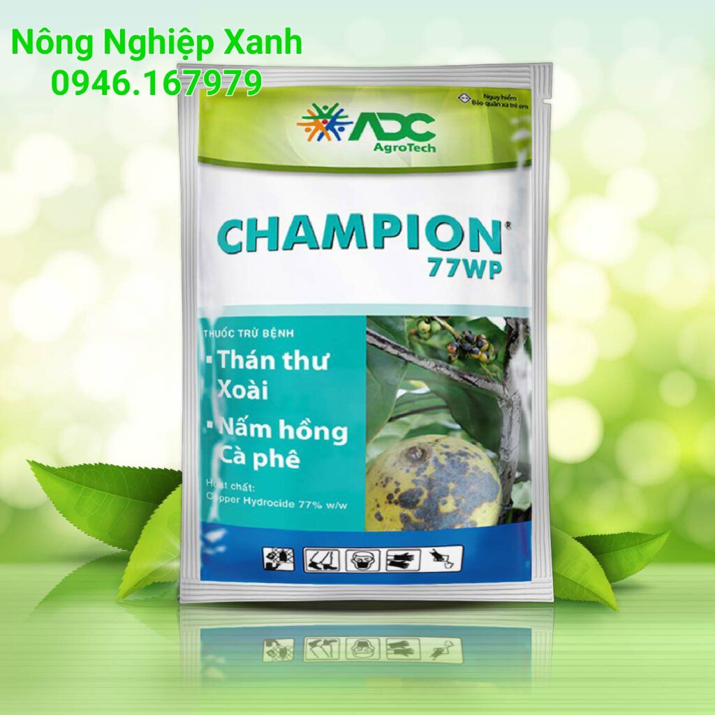 Thuốc trừ bệnh champion 77wp 100g
