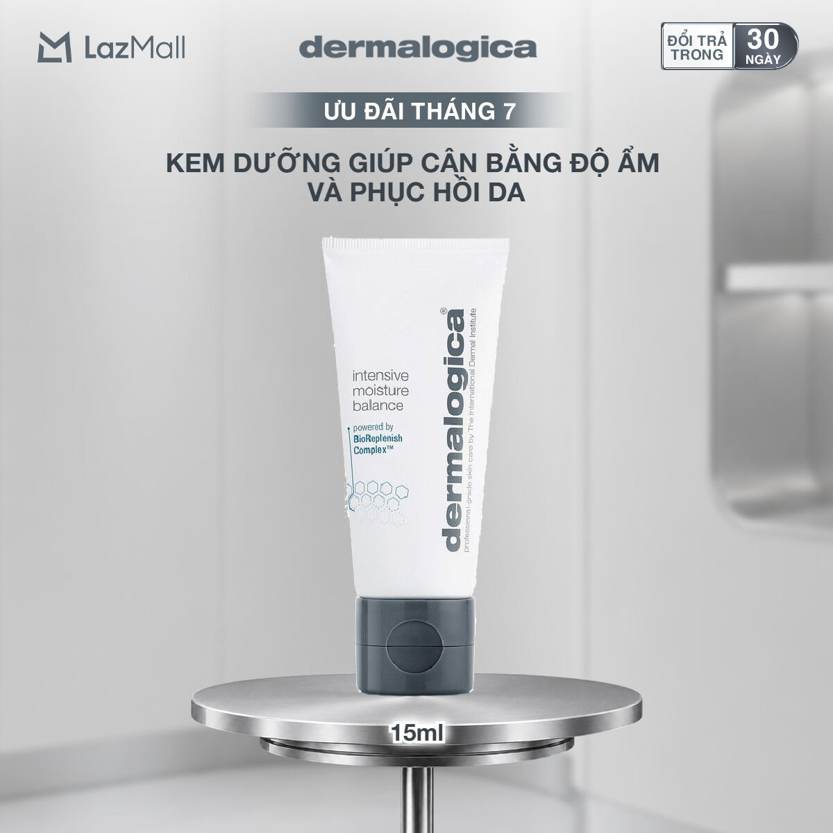 Kem dưỡng giúp cân bằng độ ẩm và phục hồi da Dermalogica Intensive Moisture Balance 15ml