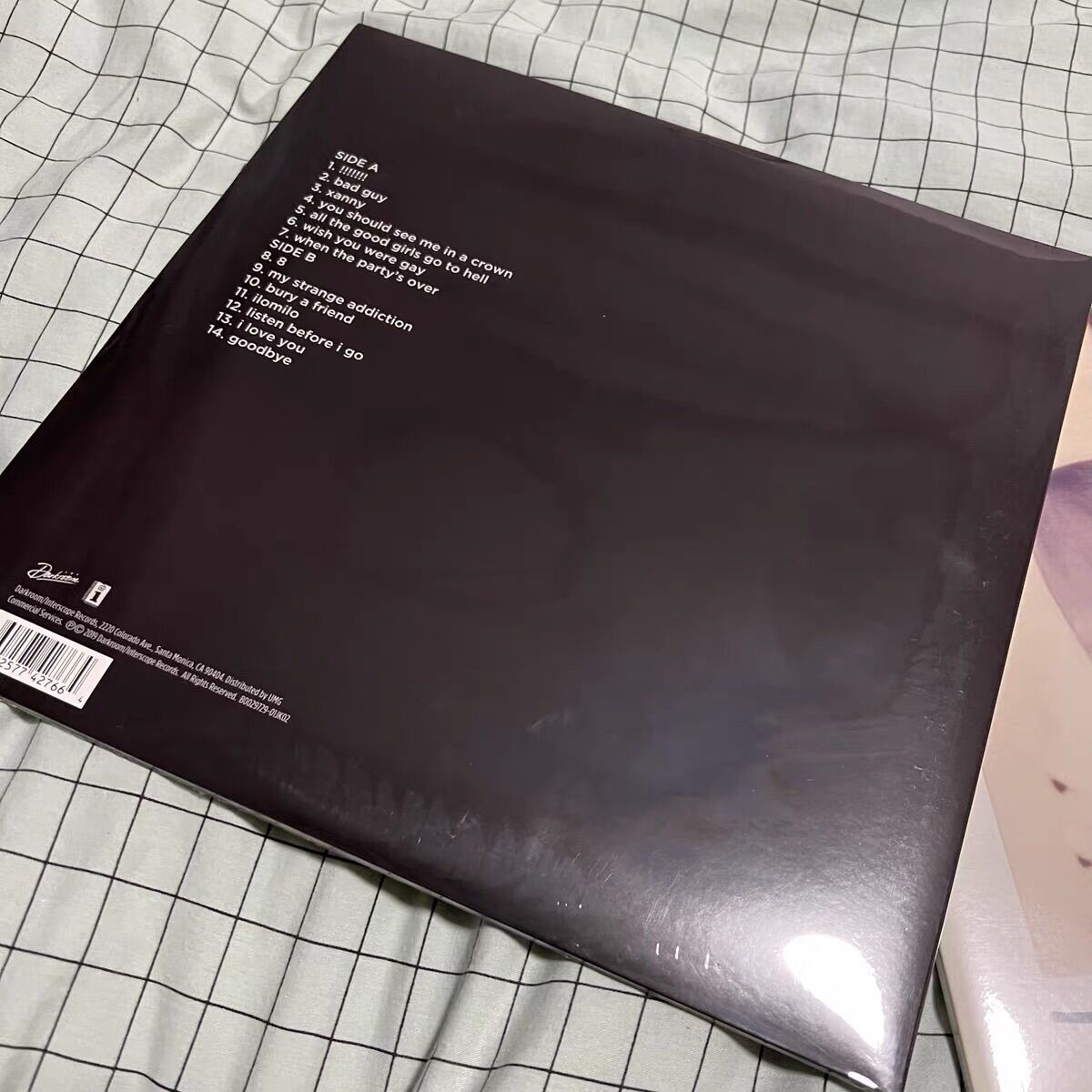 Đĩa nhạc than Billie Eilish When we all fallasleep 12 inch