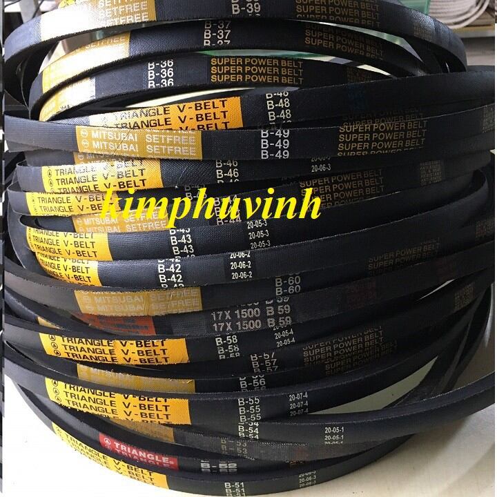 1 sợi - Dây curoa đủ size, dây coroa bản B30 đến B70