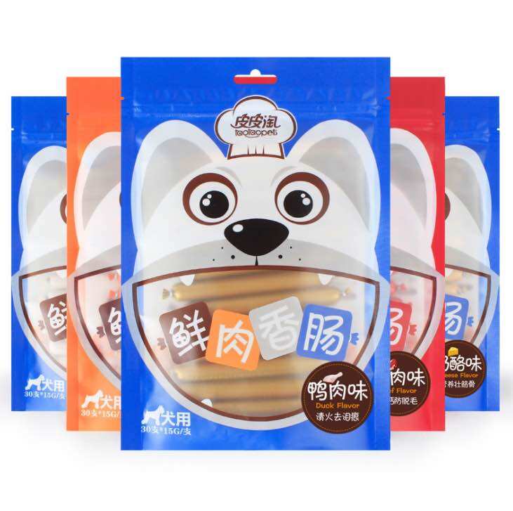 Xúc xích Taotaopet 4 vị dành cho chó mèo( Chất Lượng )