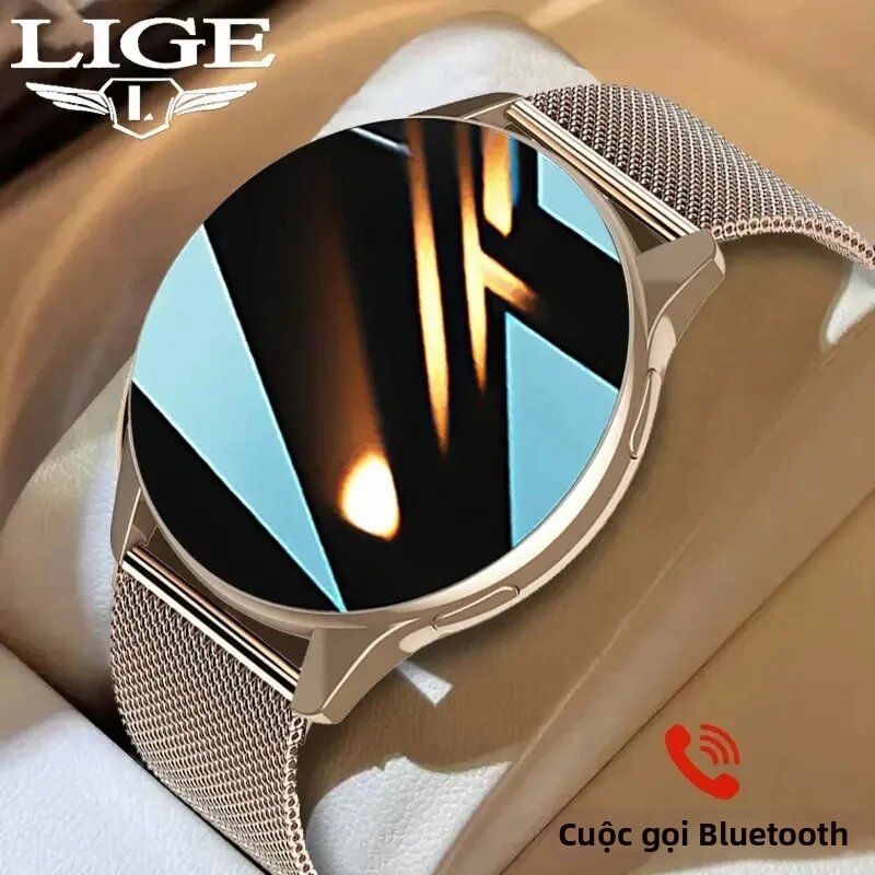 LIGE | Đồng Hồ Thông Minh LIGE Unisex 2026, Hỗ Trợ Gọi Bluetooth, Theo Dõi Thể Dục, Mặt Đồng Hồ Tùy Chỉnh, Sạc Không Dây, Đo Nhịp Tim Dành Cho Nam Và Nữ