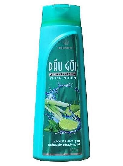 Dầu gội Thorakao chanh sả bạc hà 400ml