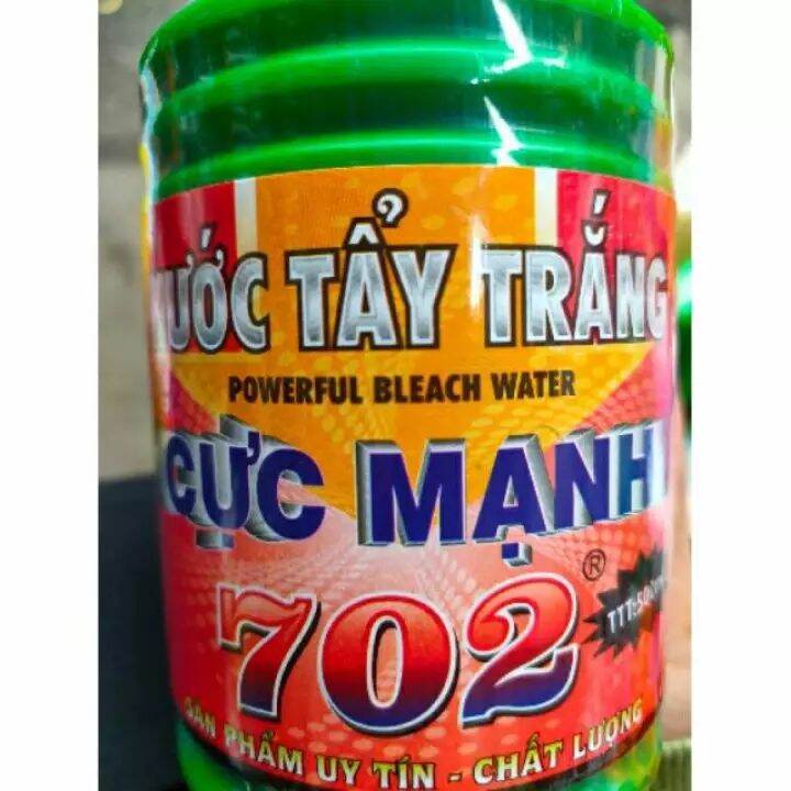 nước tẩy trắng cực mạnh 702 chai 500ml tẩy rửa đầu nòng xe máy