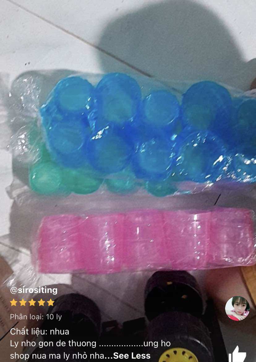 Set 10 Ca Uống nước NhỎ, dùng cho Em Bé(6*7cm)