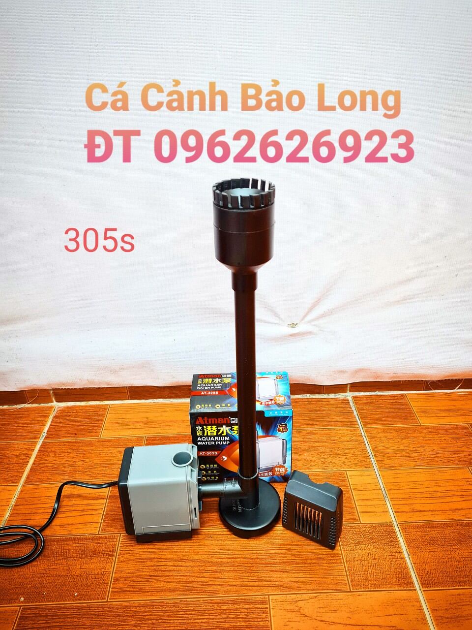 Combo bơm + hút mặt, đáy atman 305s