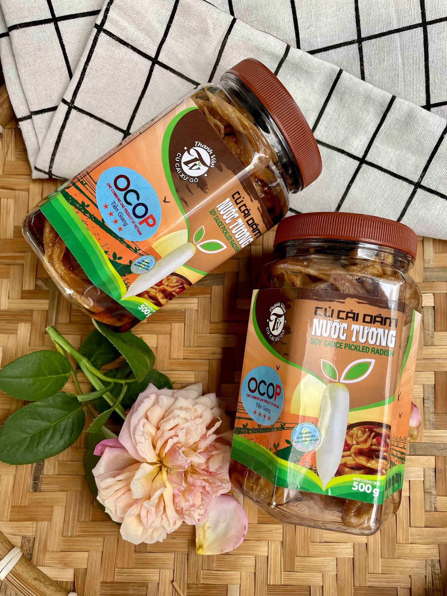 Củ cải ngâm nước tương Gò Công - 500gr