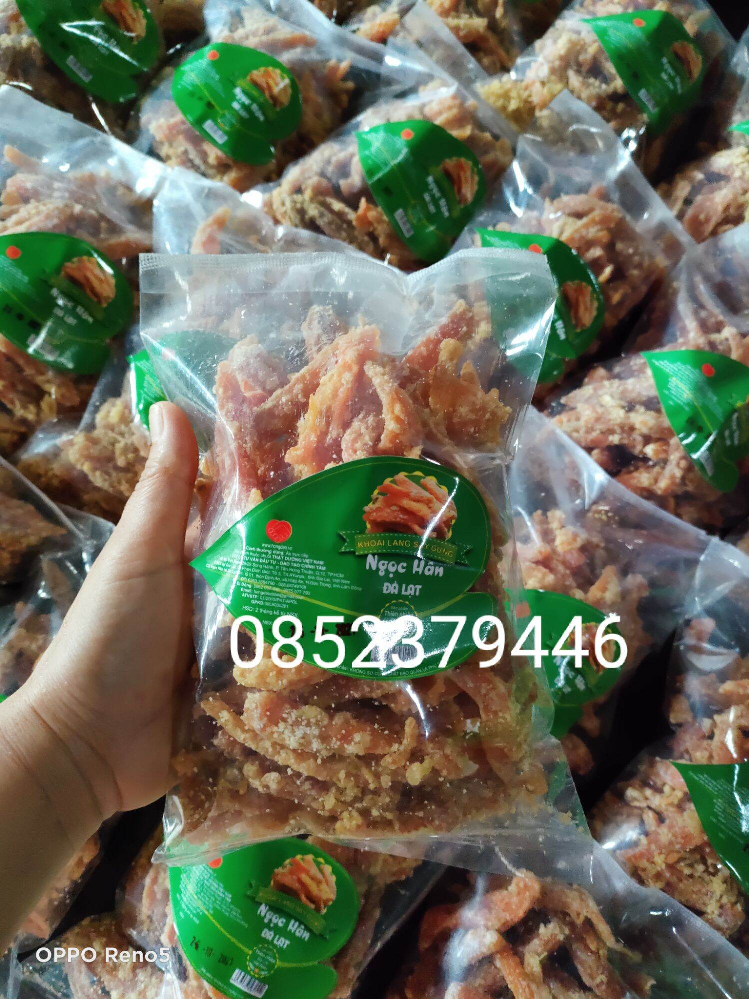 Combo 2 gói 1kg khoai lang mật rim gừng