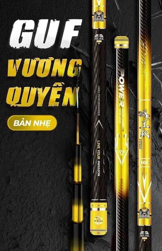 Cần câu tay GUF Vương quyền bản nhẹ chính hãng
