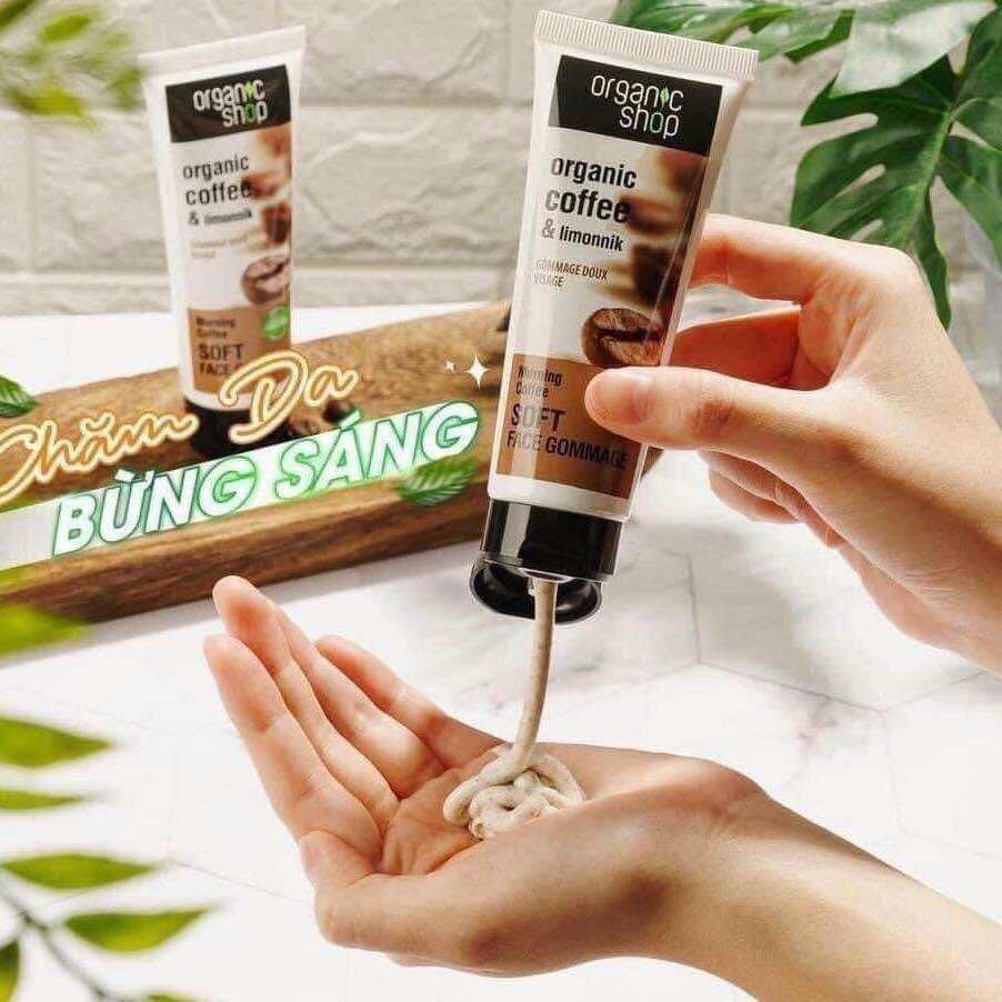 Tẩy Tế Bào Chết Organic Cafe Dành Cho Mặt
