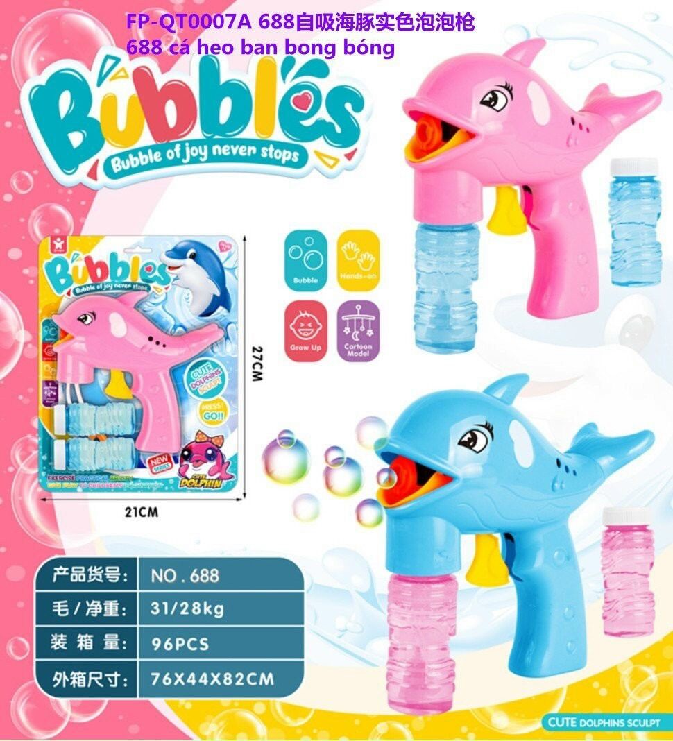 Đồ chơi phun bong bóng xà phòng hình cá cho bé