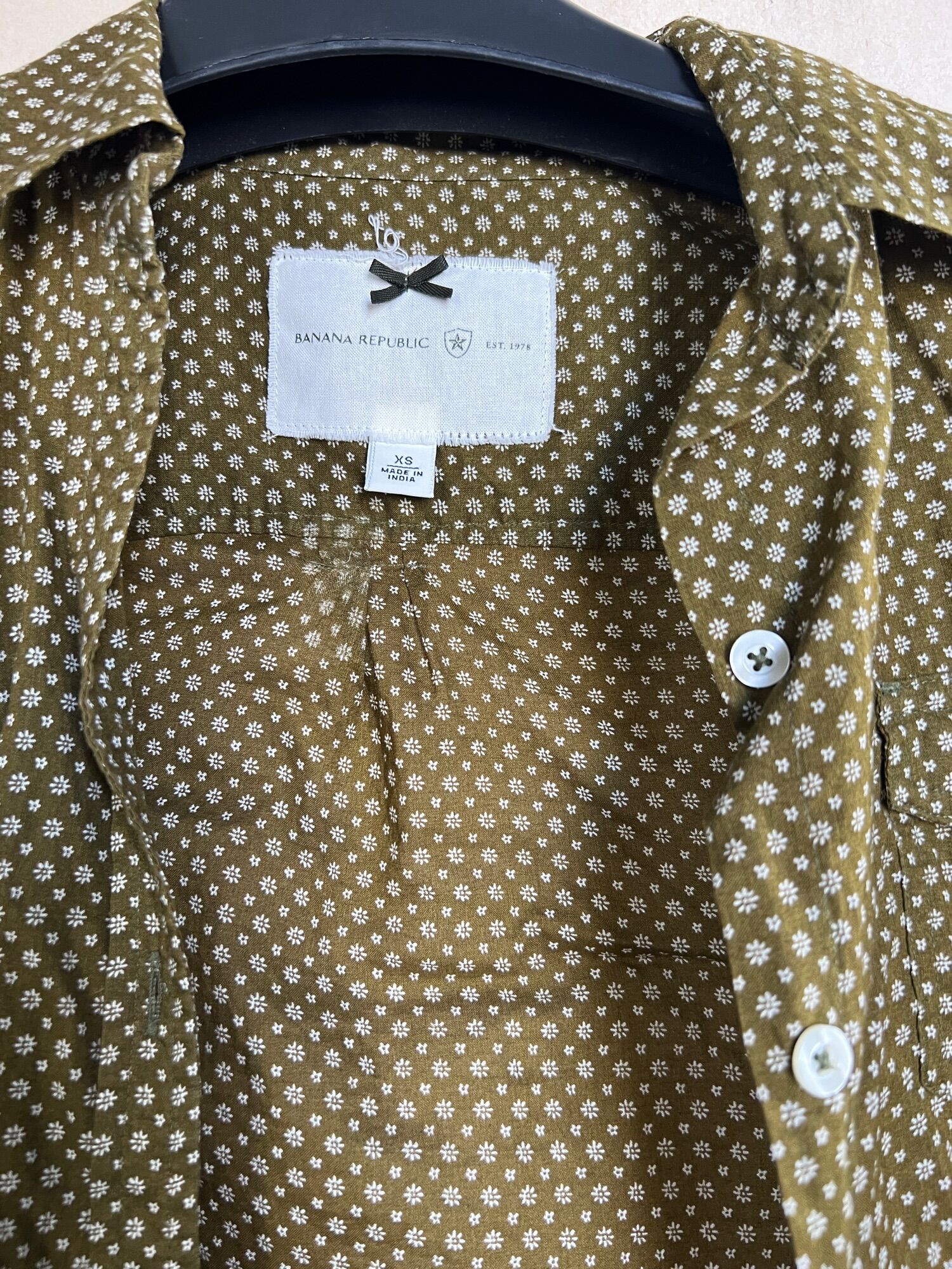 Áo sơ mi Banana Republic, new 95%