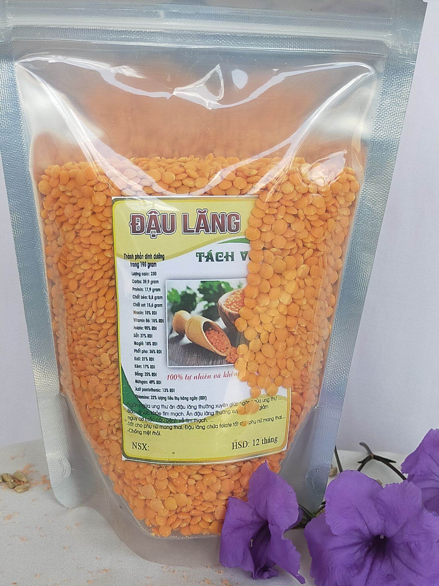 Hạt đậu lăng đỏ nhập khẩu không biến đổi gen làm bánh, nấu sữa, nấu ăn