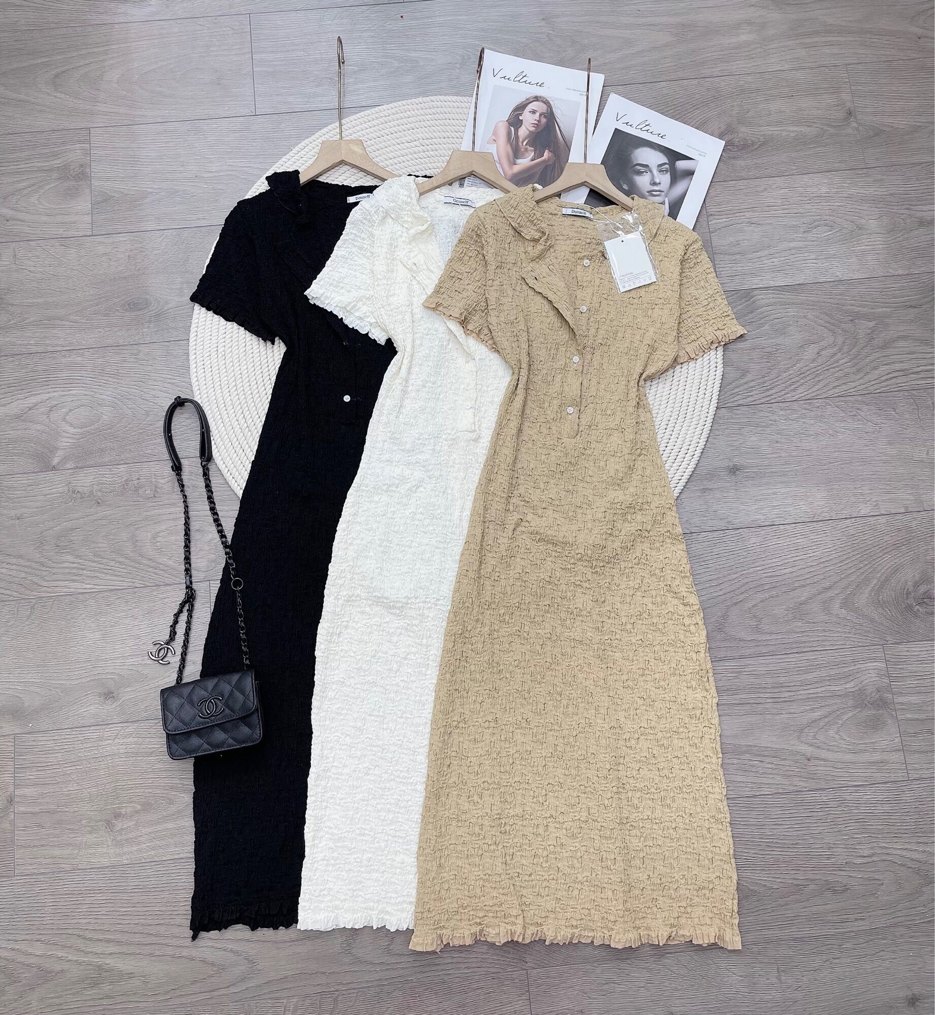 váy xốp dáng ôm💥đầm body xốp nữ💥(freeship)