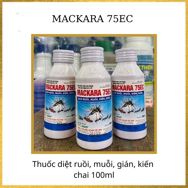 Thuốc diệt muỗi Mackara 75EC - 100ml