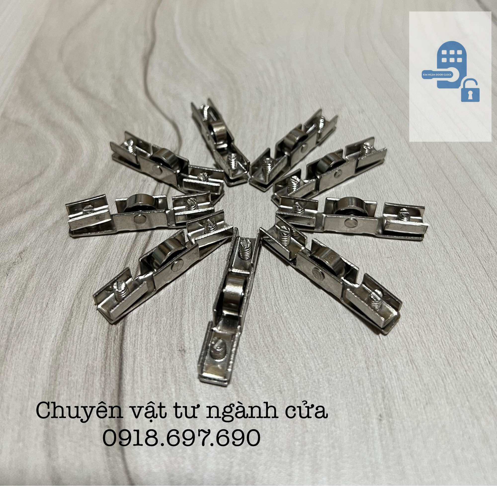 [ 10.Cái ] Bánh xe đơn - bánh xe chiếc cửa kính tủ lùa