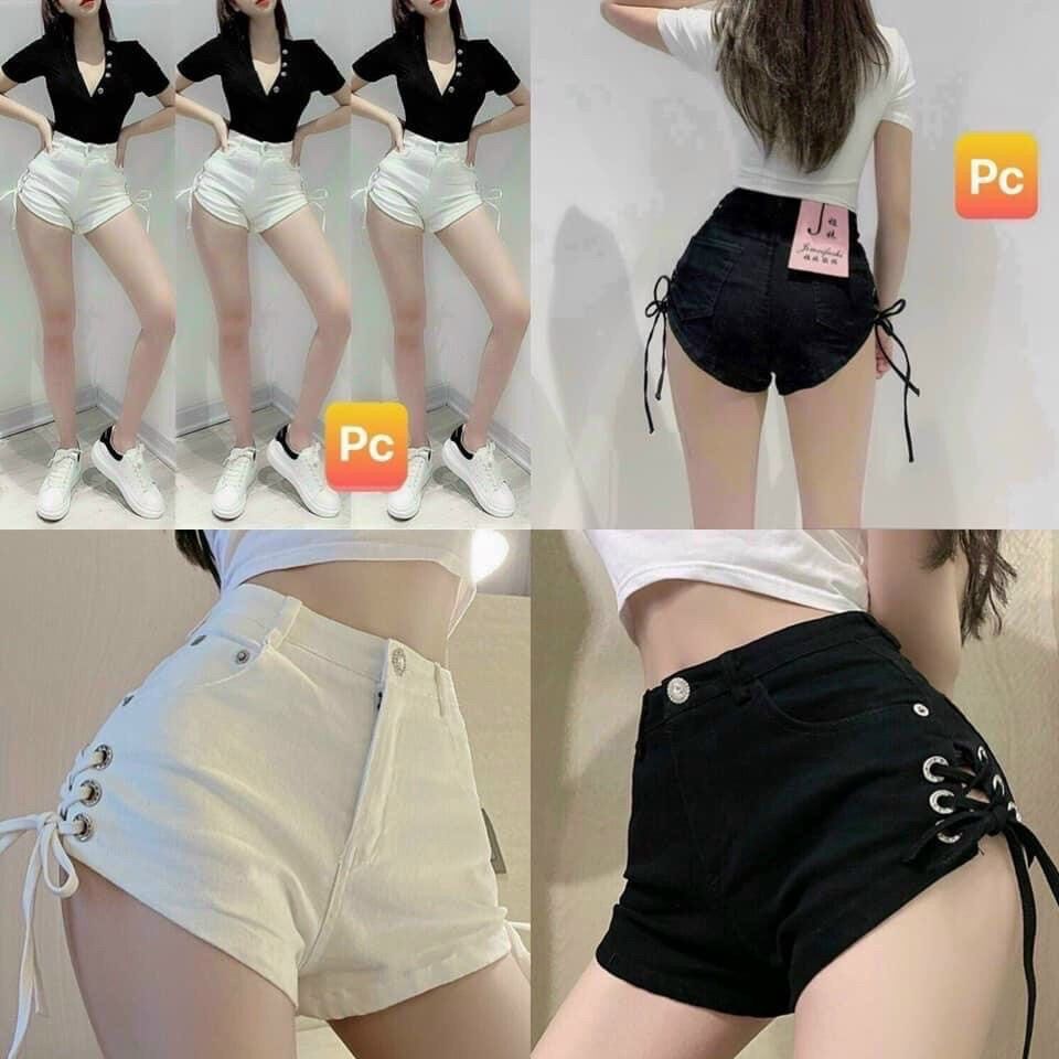 Quần sọt đục lỗ xỏ dây xinh đẹp UN