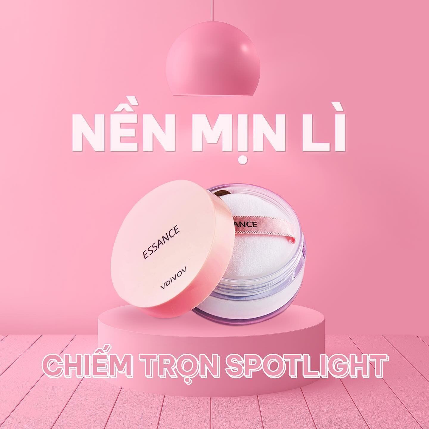 (TEM chính hãng) Phấn Phủ Kiềm Dầu Dạng Bột Đa Năng Essance Setting Powder 7G. Date 2025