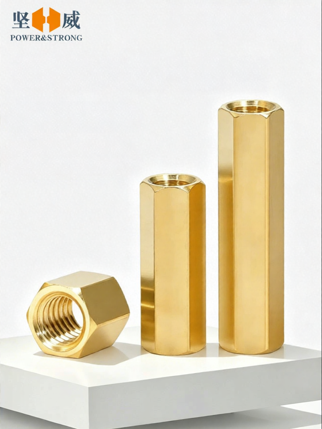 POWER&STRONG | Hollow Isolating Standoff Nuts Hexagonal Thru-Column Copper Giá 99,000 Đồng*Miễn phí vận chuyển