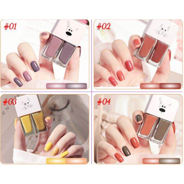 Nước sơn móng tay 2 in 1 siêu dễ thương