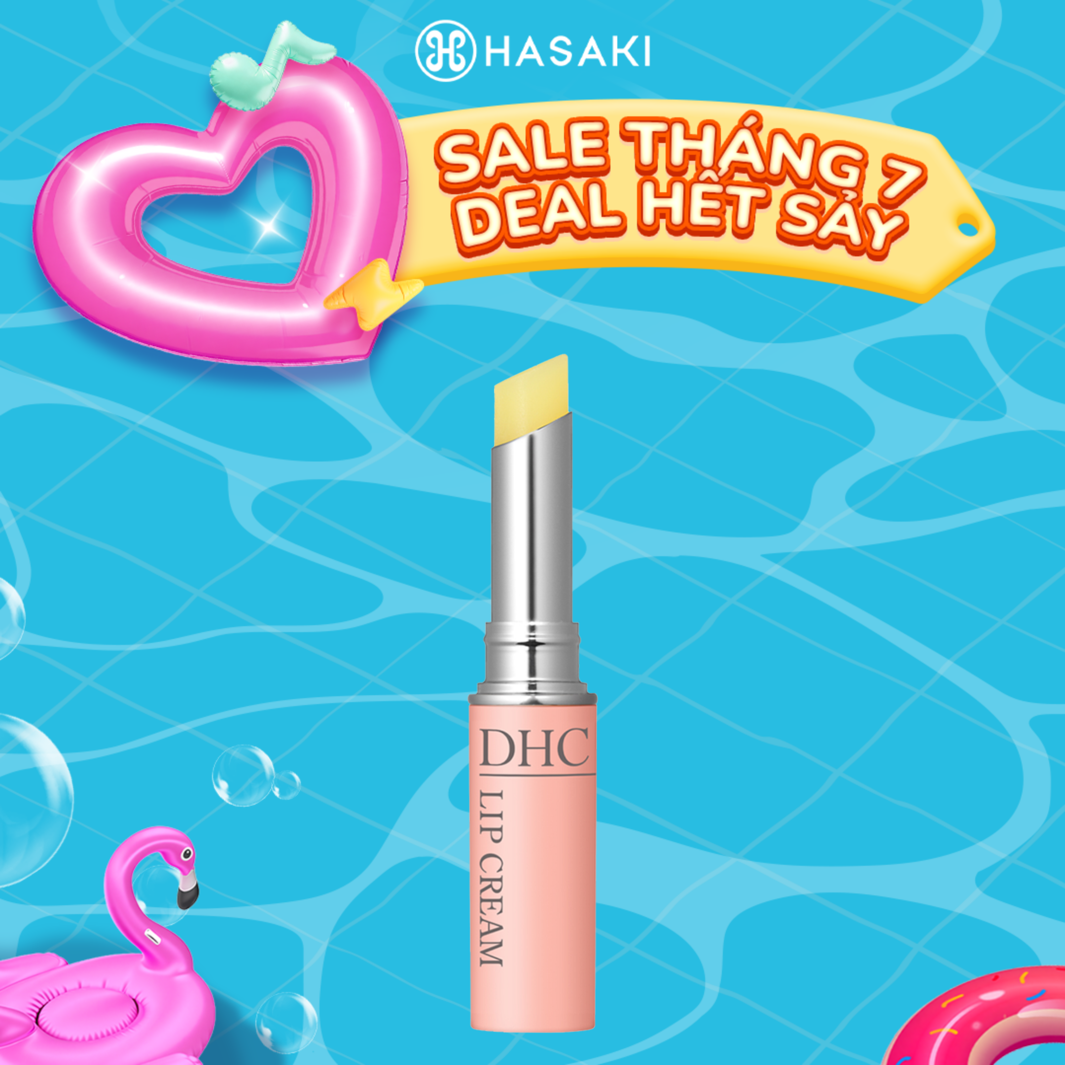 [DAILY] Son Dưỡng Môi DHC Không Màu Hỗ Trợ Giảm Thâm Môi 1.5g Lip Cream Hasaki Sản Phẩm Chính Hãng