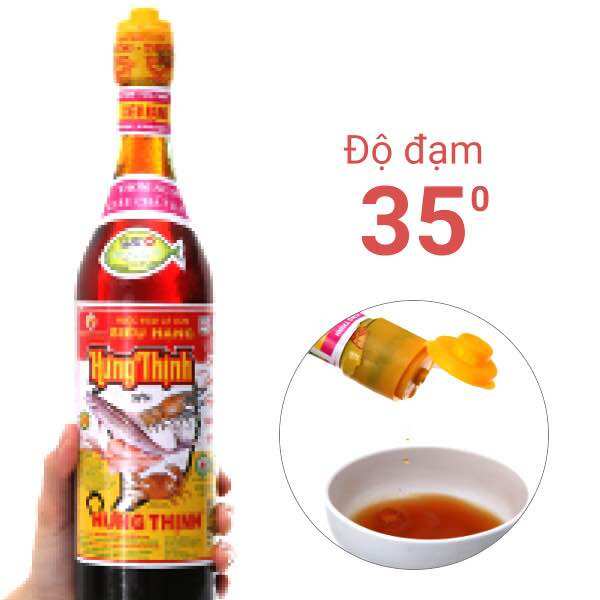 [HCM] NƯỚC MẮM CÁ CƠM ĐẶC SẢN HƯNG THỊNH 35 Độ-620 ml