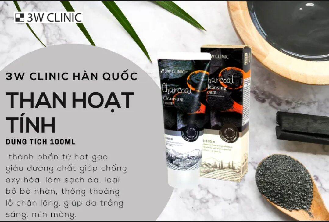 Sữa rửa mặt sạch sâu 3W CLINIC 100ML