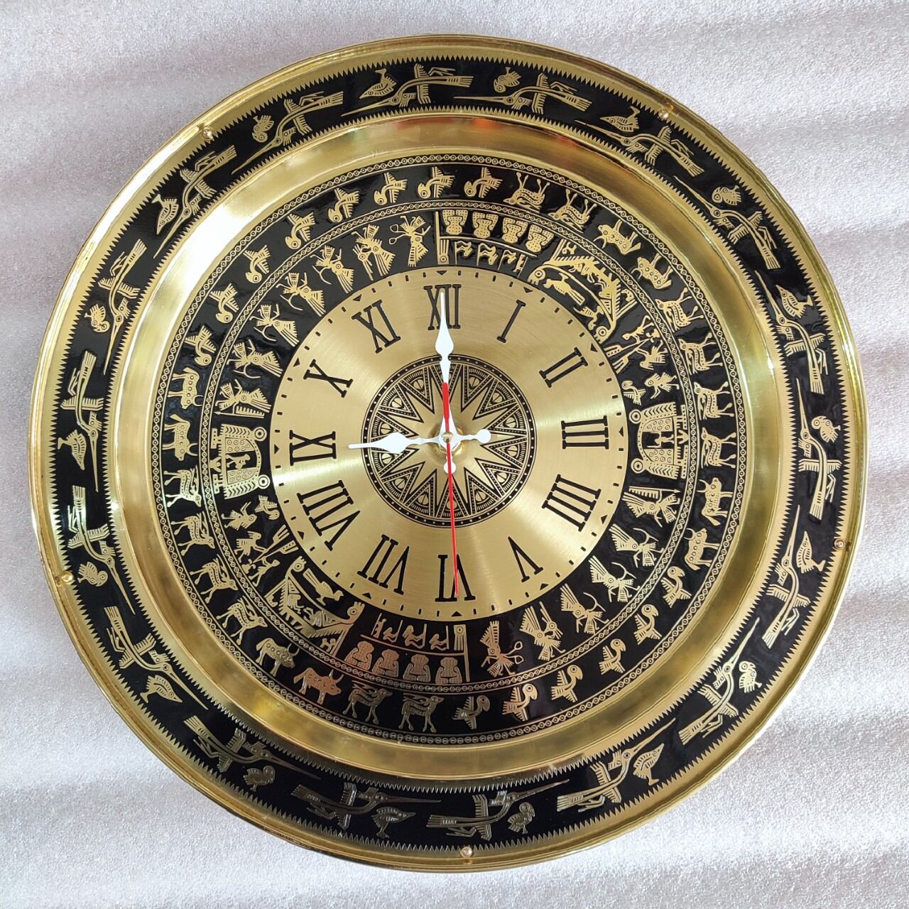 đồng hồ phong thủy 43cm chất liệu đồng nhà sản xuất