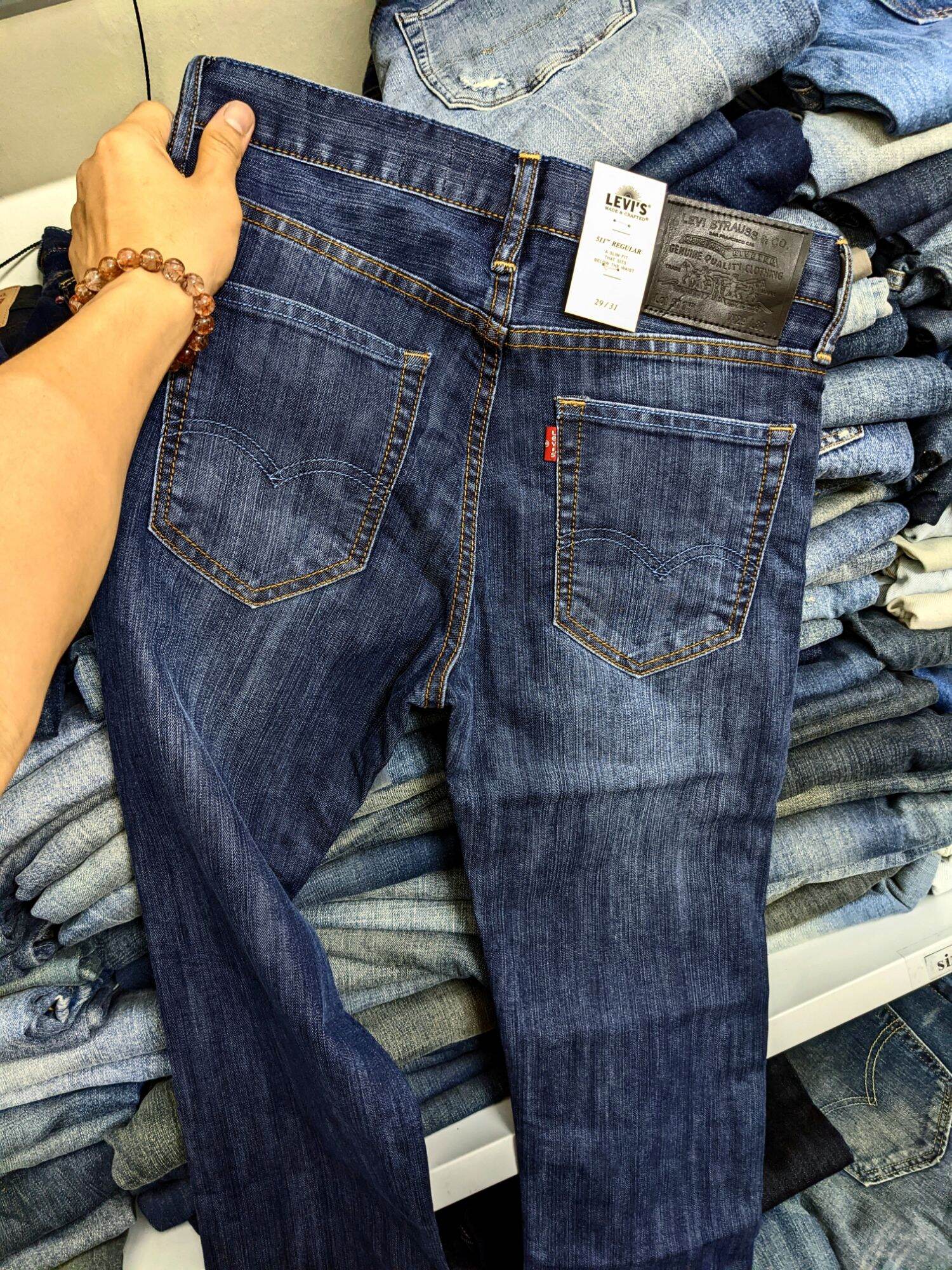 quần levis màu xanh jeans japan