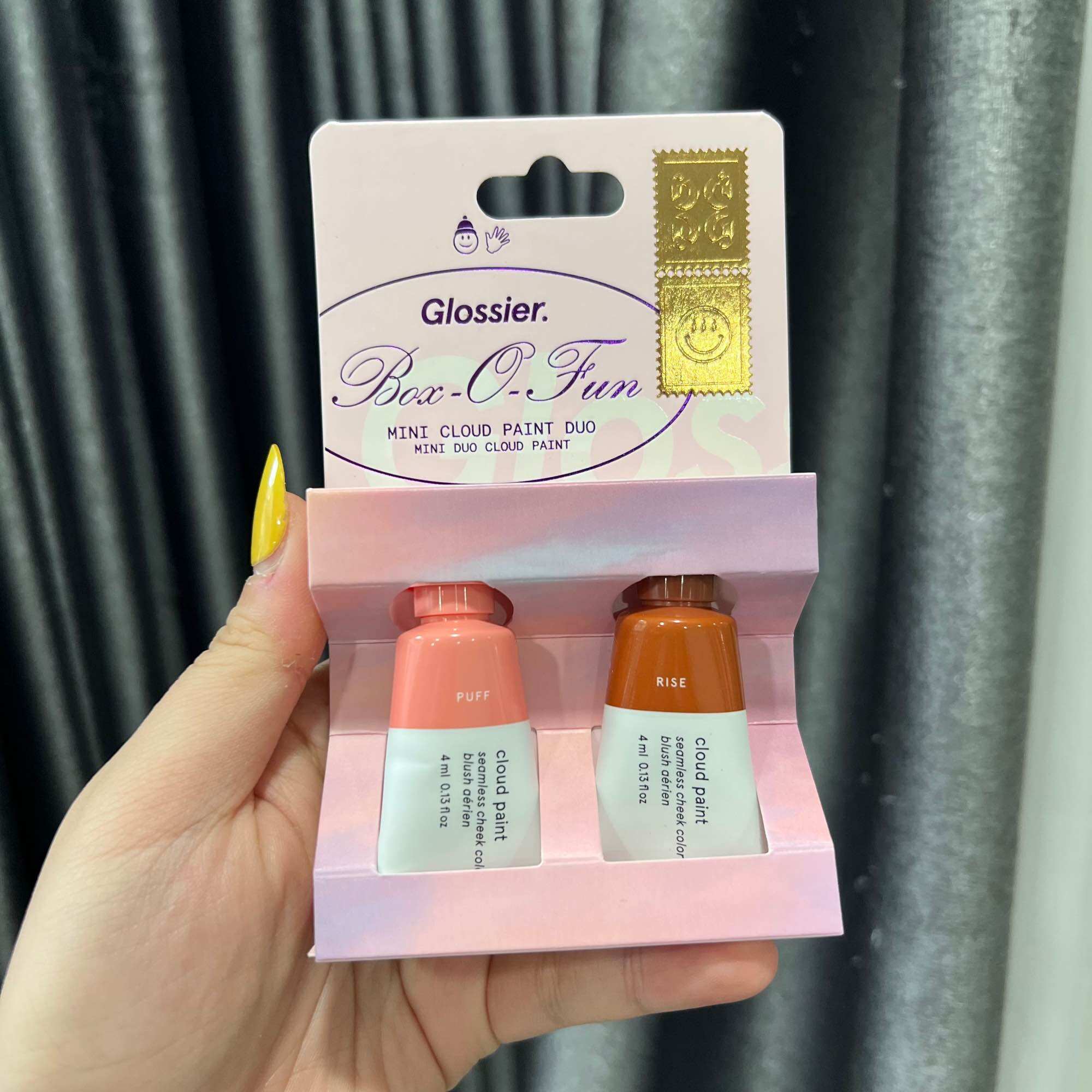 Má Kem GLOSSIER Mini Cloud Paint Gel Cream Blush Duo