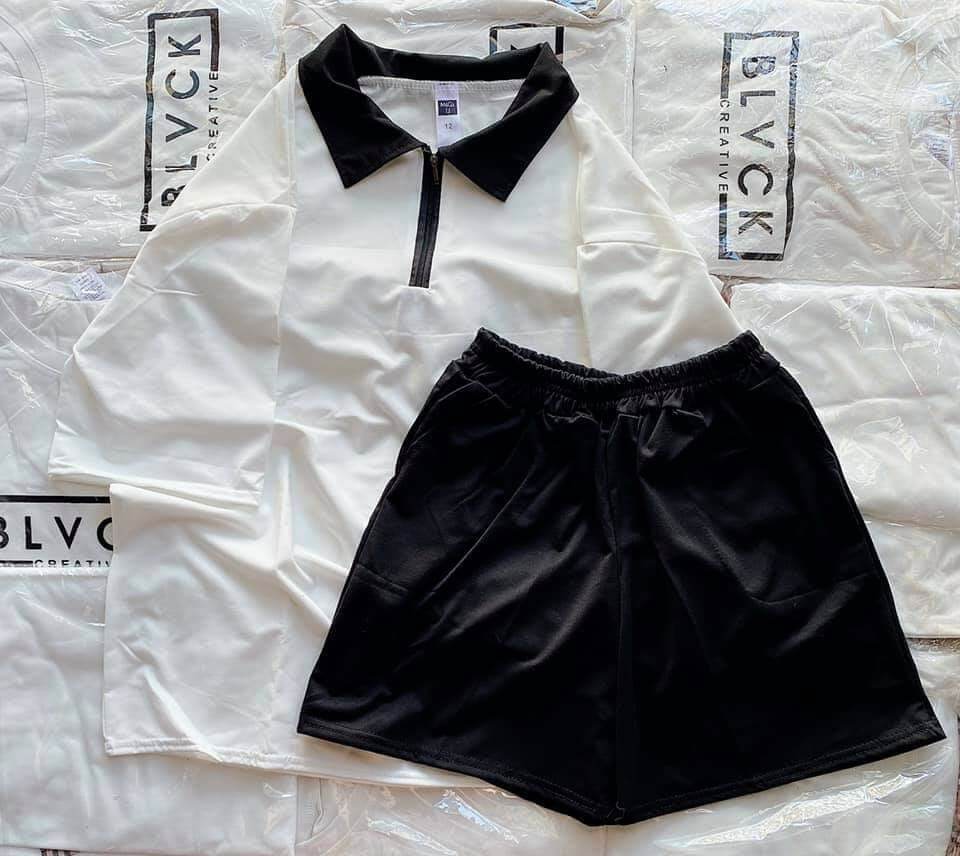 Set bộ thun đùi nữ free size dưới 55kg