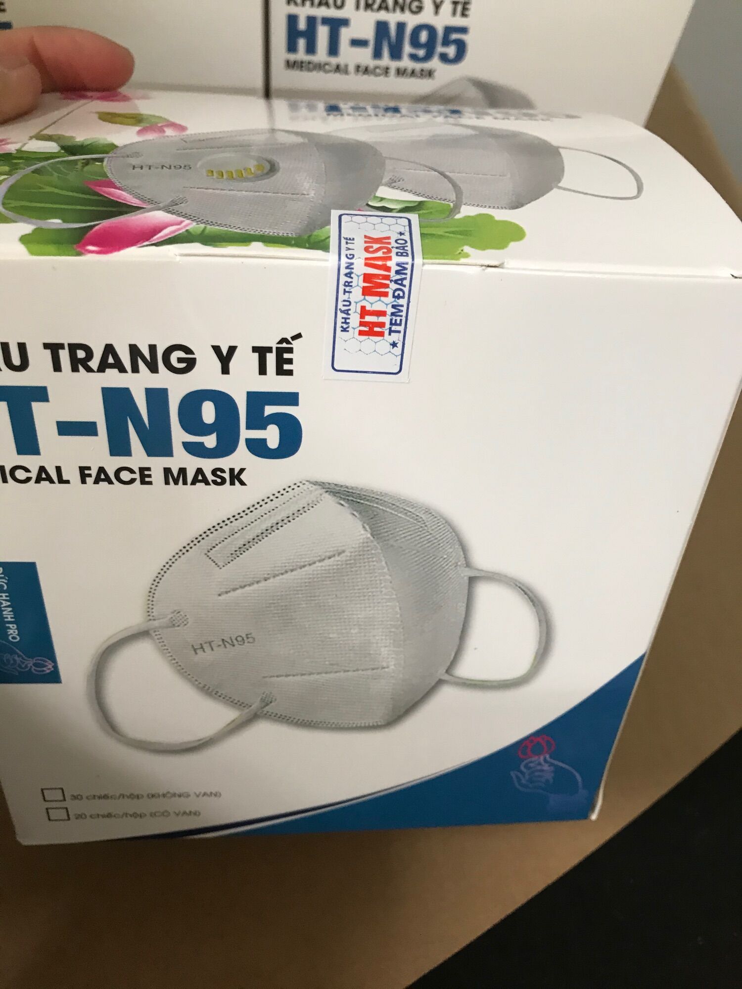 Khẩu Trang N95 Có Van Thở ( hộp 20 chiếc )
