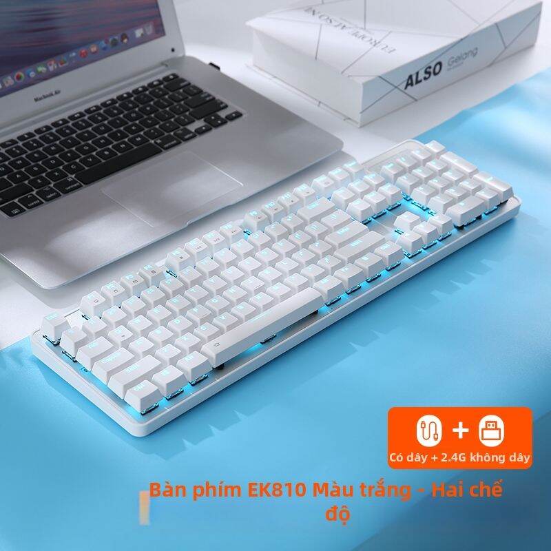 Bàn Phím Cơ EK810 3 Chế Độ Full-size 104 Phím Vỏ Hợp Kim