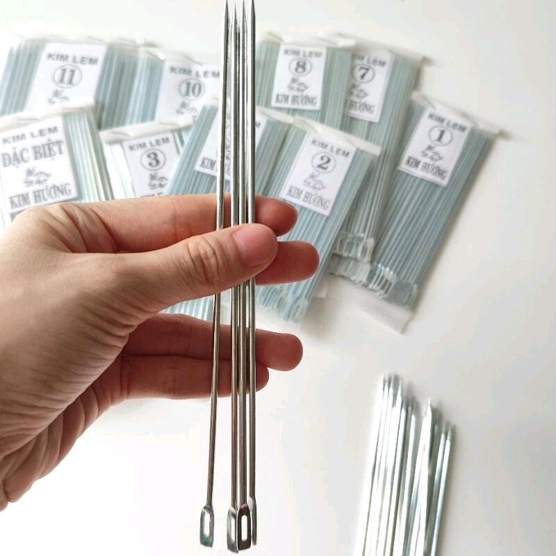 Bịch 40 Cây Lẹm, Kim Sắt May Bao  Có Nhiều Size Để Chọn