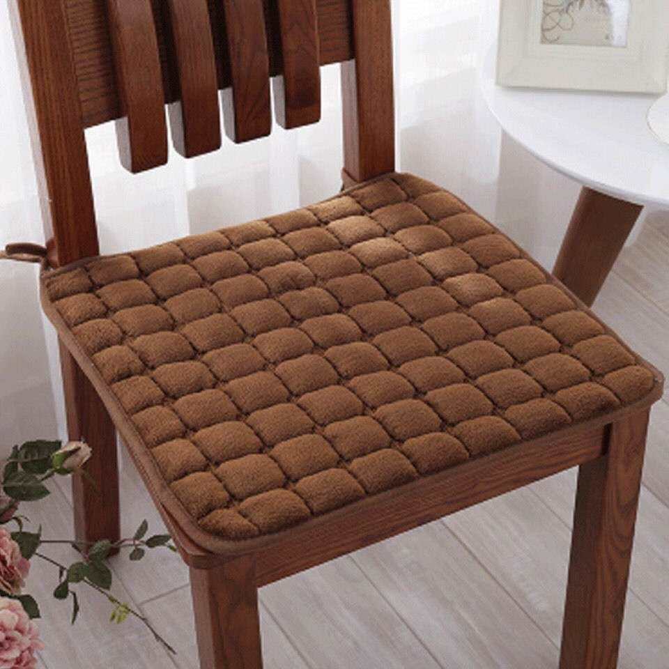 Đệm Ghế Mùa Đông Dày Dặn Chống Trượt Cho Văn Phòng Khách Ăn Nhà Hàng Đệm Ghế Học Sinh Dùng Được Cho Mọi Mùa Đệm Ghế Bằng Vải Nỉ