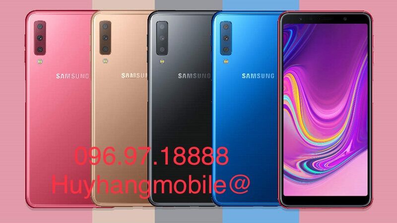 Điện thoại sam-sung a7 2018 like new 90-95%. huyhang126.