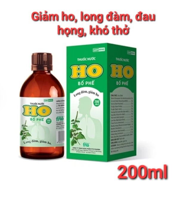 Siro ho bổ phế fito 200ml