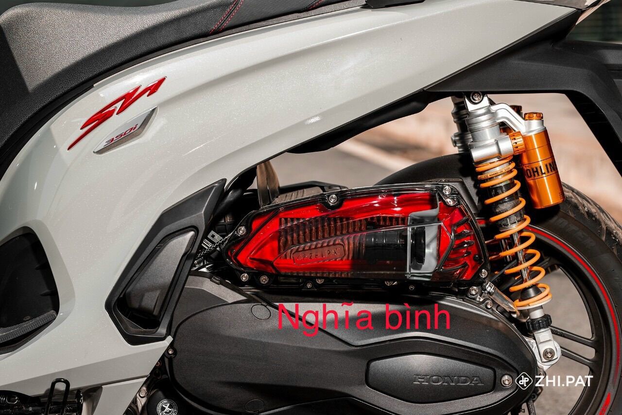 Ốp Pô E & Lọc Gió Xe Sh 350i Hàng Chính Hãng Zhipat Màu khối & Trong Suốt
