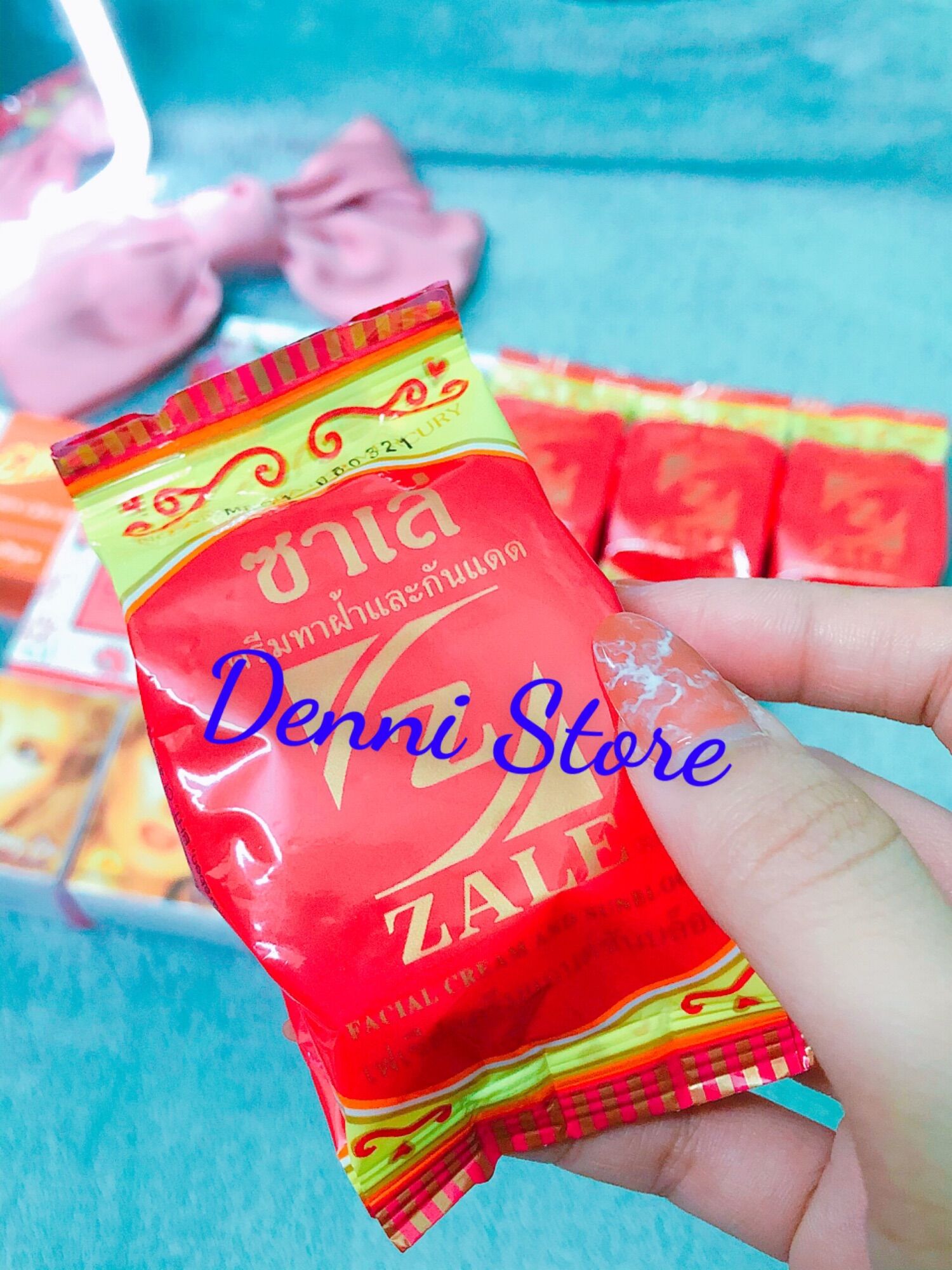 Hộp Kem Zale Vàng Thái Lan - Kem Zale Thái Dưỡng Trắng Da - mỹ phẩm Denni