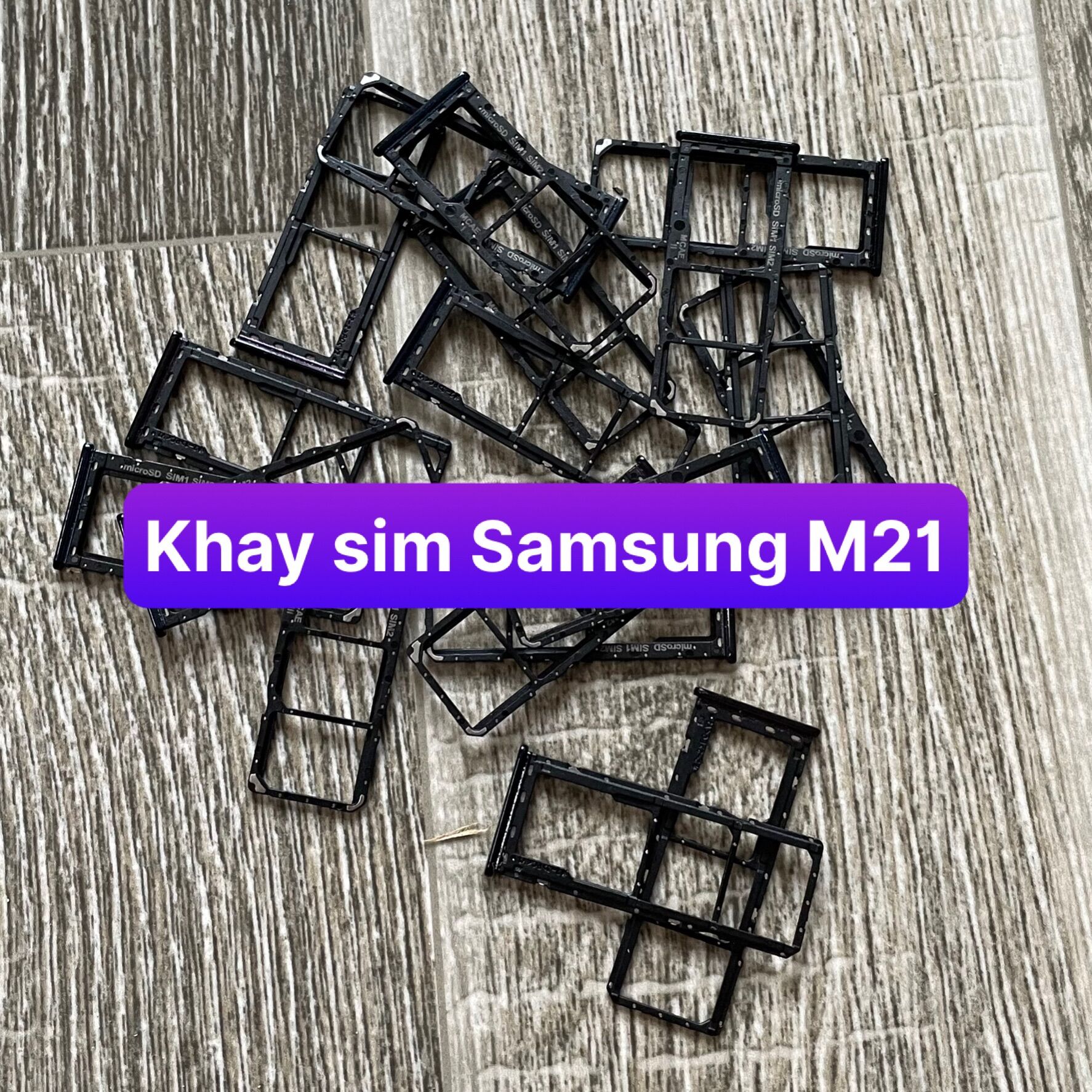 Khay sim samsung M21 / M31 / M30s lắp chung