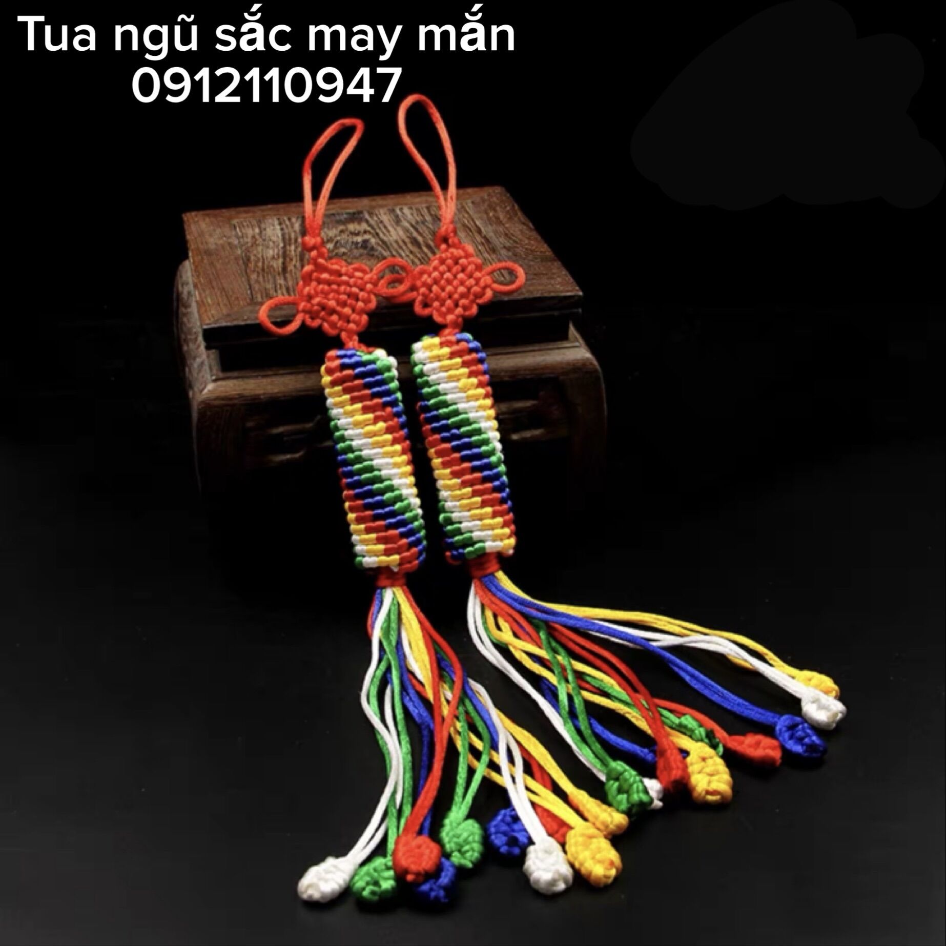 Tua ngũ sắc 27cm - tua chiến thắng